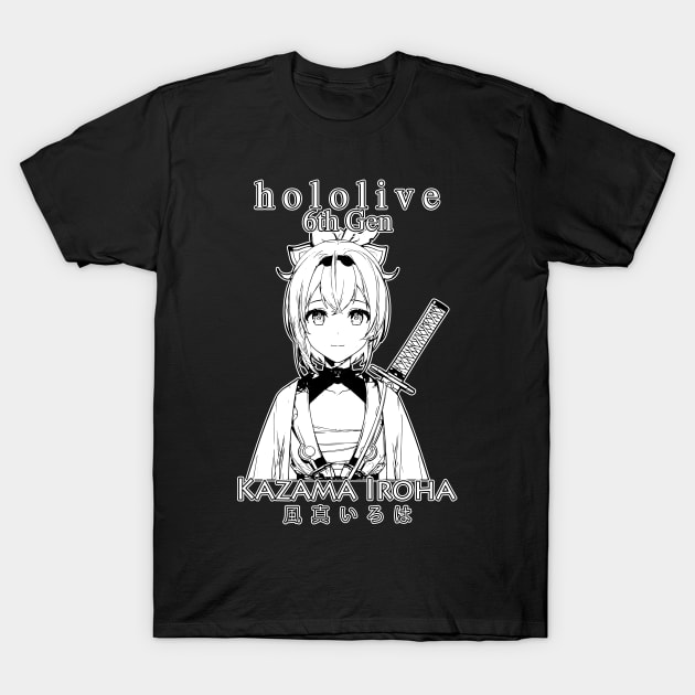 Kazama Iroha Hololive 6th Gen T-Shirt by TonaPlancarte